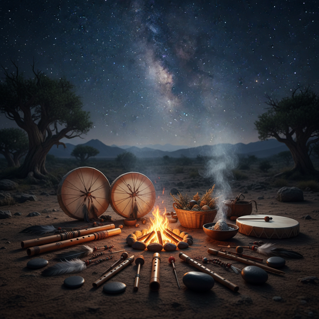 Capa de Ritual das Estrelas - Tambores Em Am