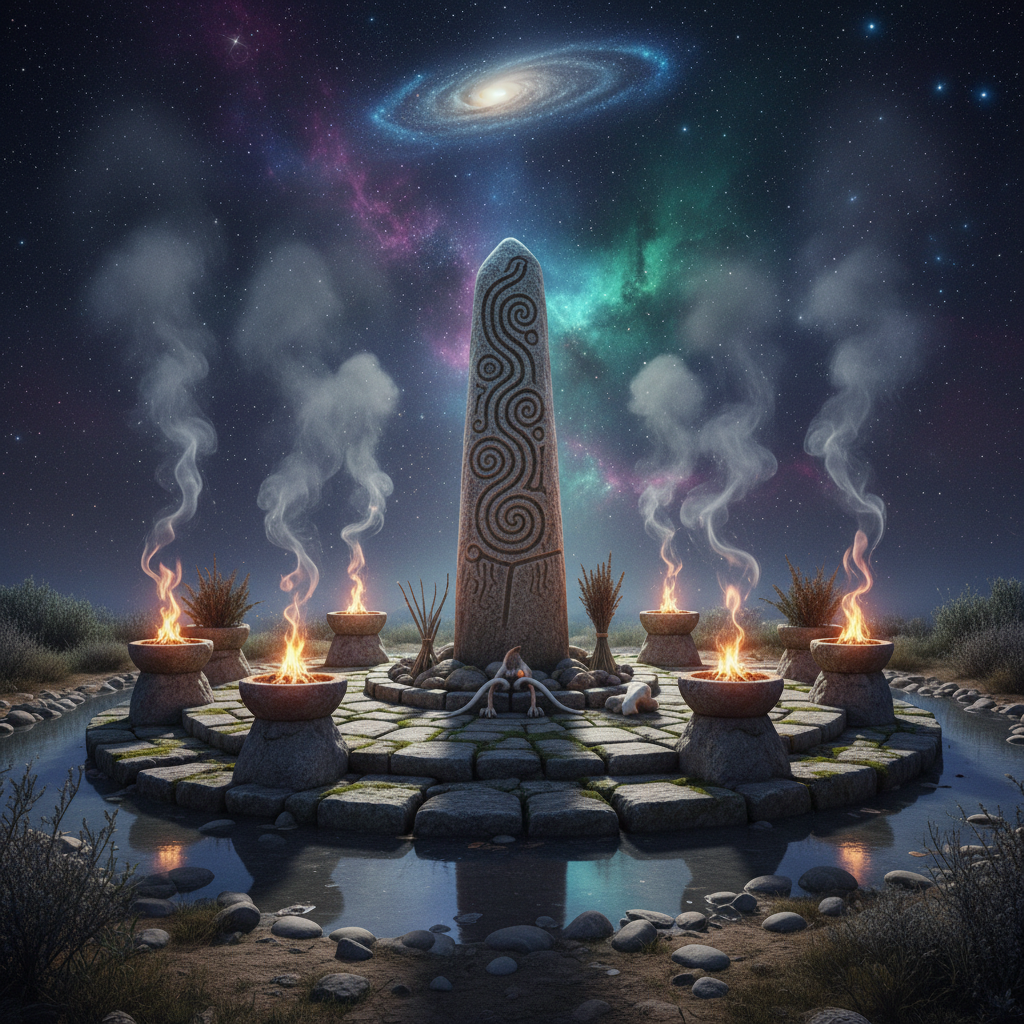 Capa de Ritual Estelar - Jornada Ancestral Profunda