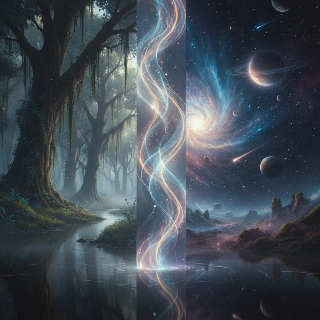 Capa de Oscilação Entre Mundos - Serenidade Em Amplitudine