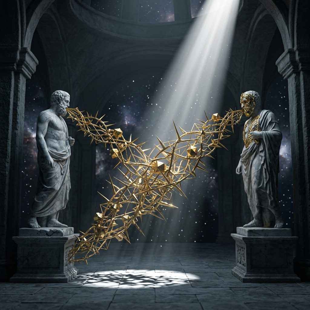 Capa de Discussão Espiritual - Ego Disfarçado de Argumento