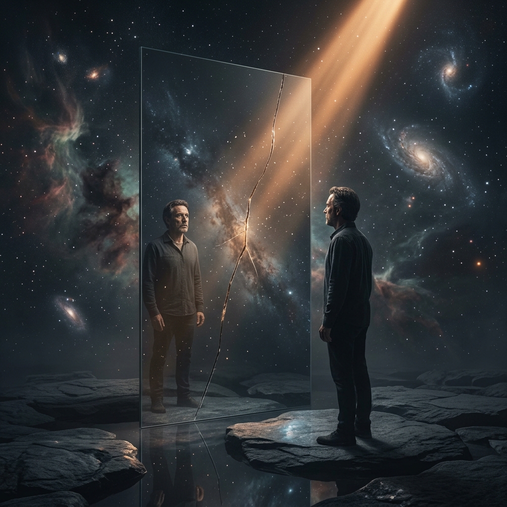 Capa de O Espelho que Evito - Reflexos Da Alma