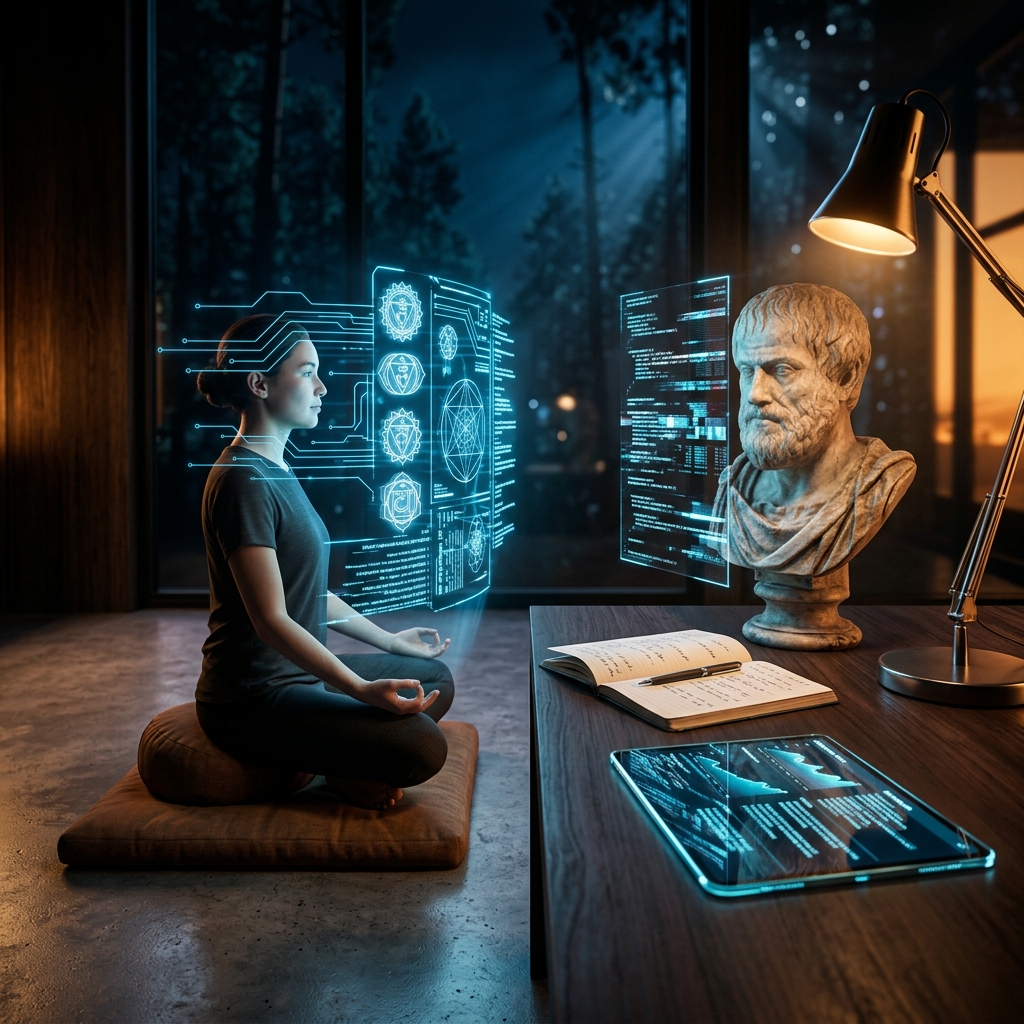Capa de A Sabedoria da Inteligência Artificial - Gurus em Retiro