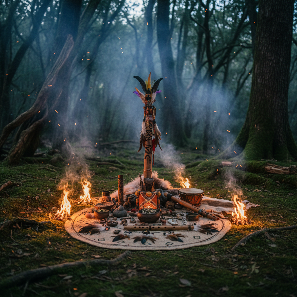 Capa de Ordem da Luz Ancestral - Tribal