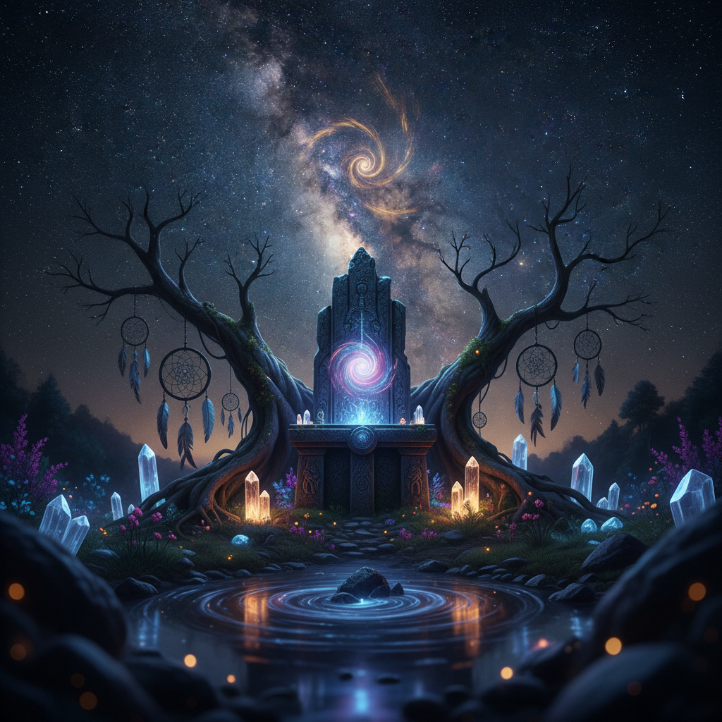 Capa de Ritual Estelar - Círculo de Estrelas