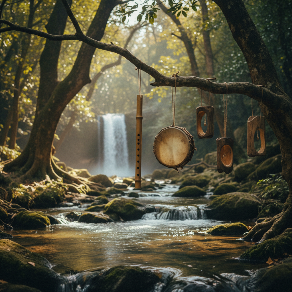 Capa de Sons da Natureza - Paz Profunda Na Floresta