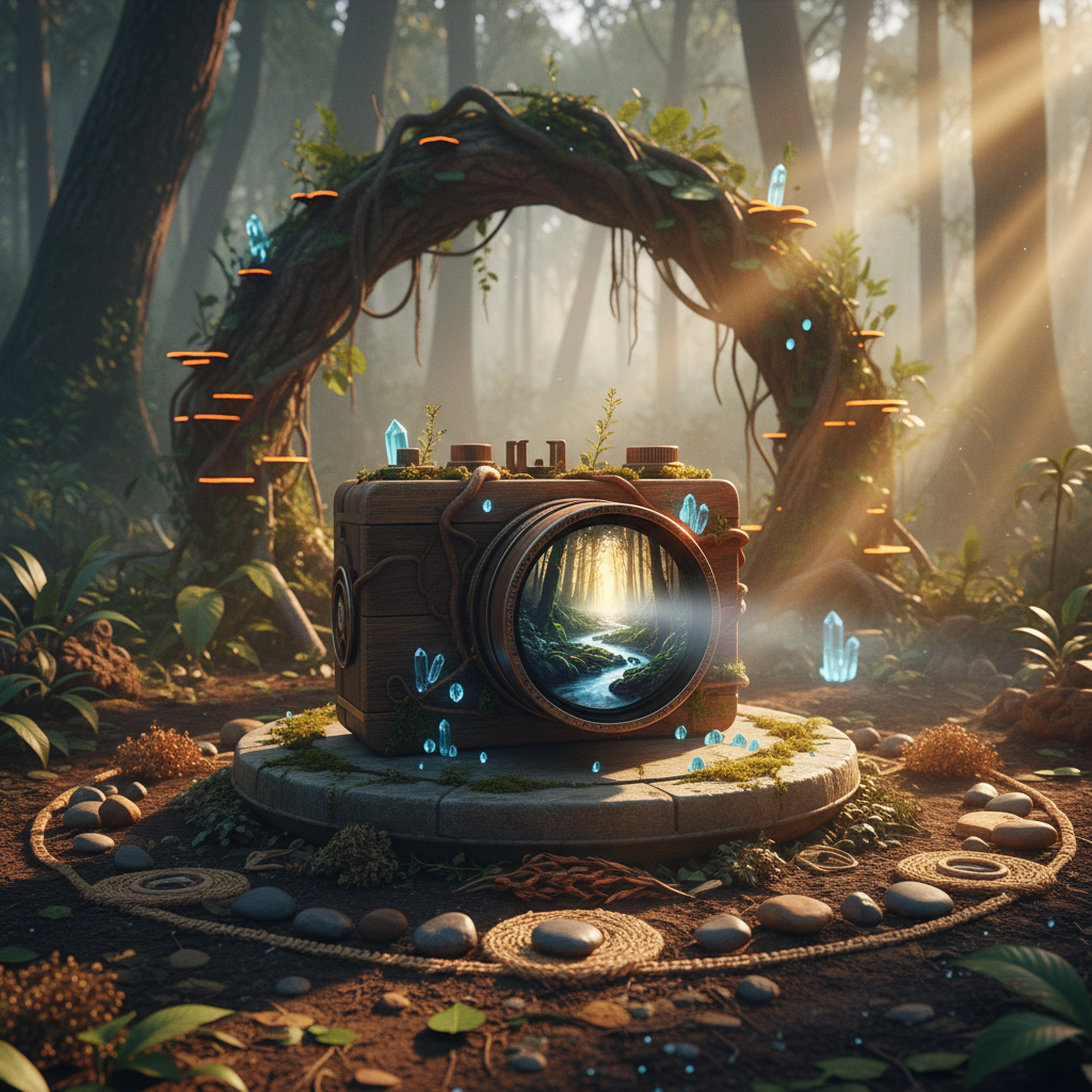 Capa de Câmara de Conexão - Eco Xamânico Profundo
