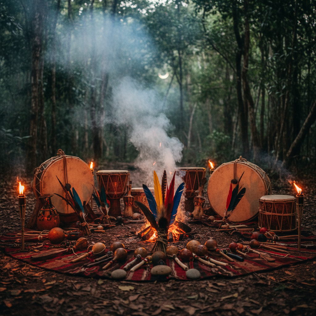 Capa de Êxtase Tribal - Percussão Em Transe
