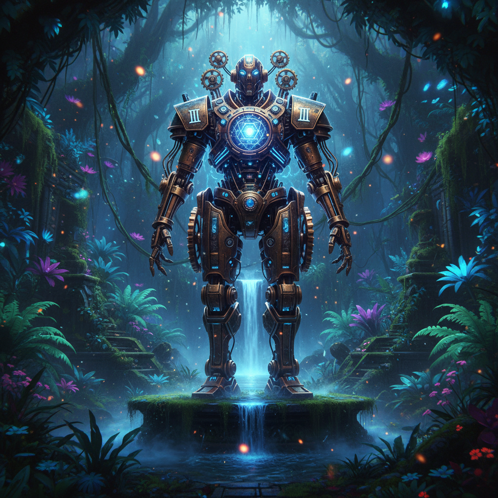Capa de Oráculo Mecânico - Ritmo do Futuro