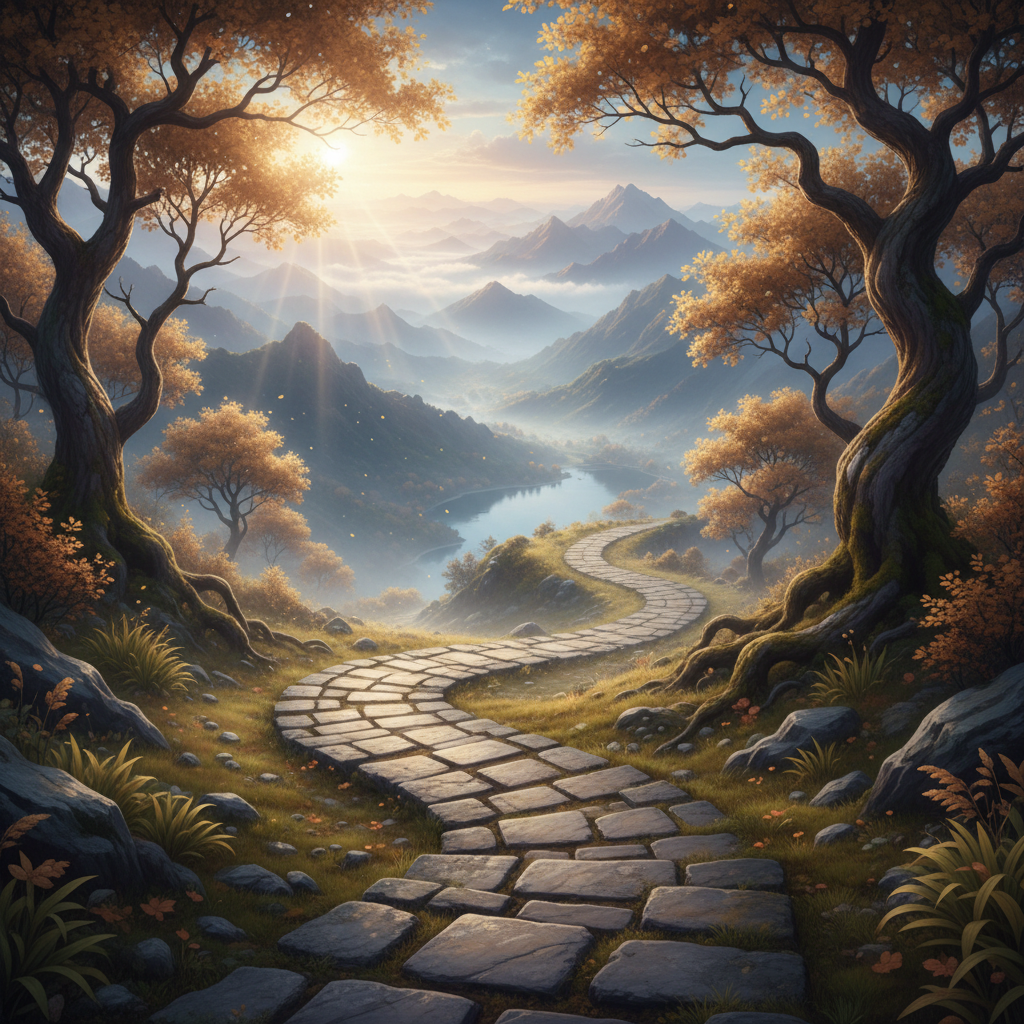 Capa de Caminho Ascendente - Ritmo de Subida