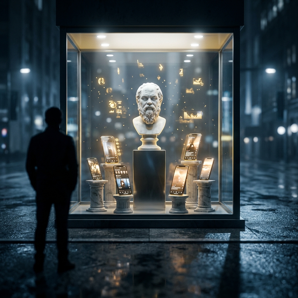 Capa de Consciência de Vitrine - Teoria Vazia