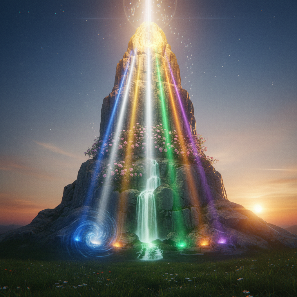 Capa de Os Sete Raios da Luz - Sete Raios Escola De Consciência