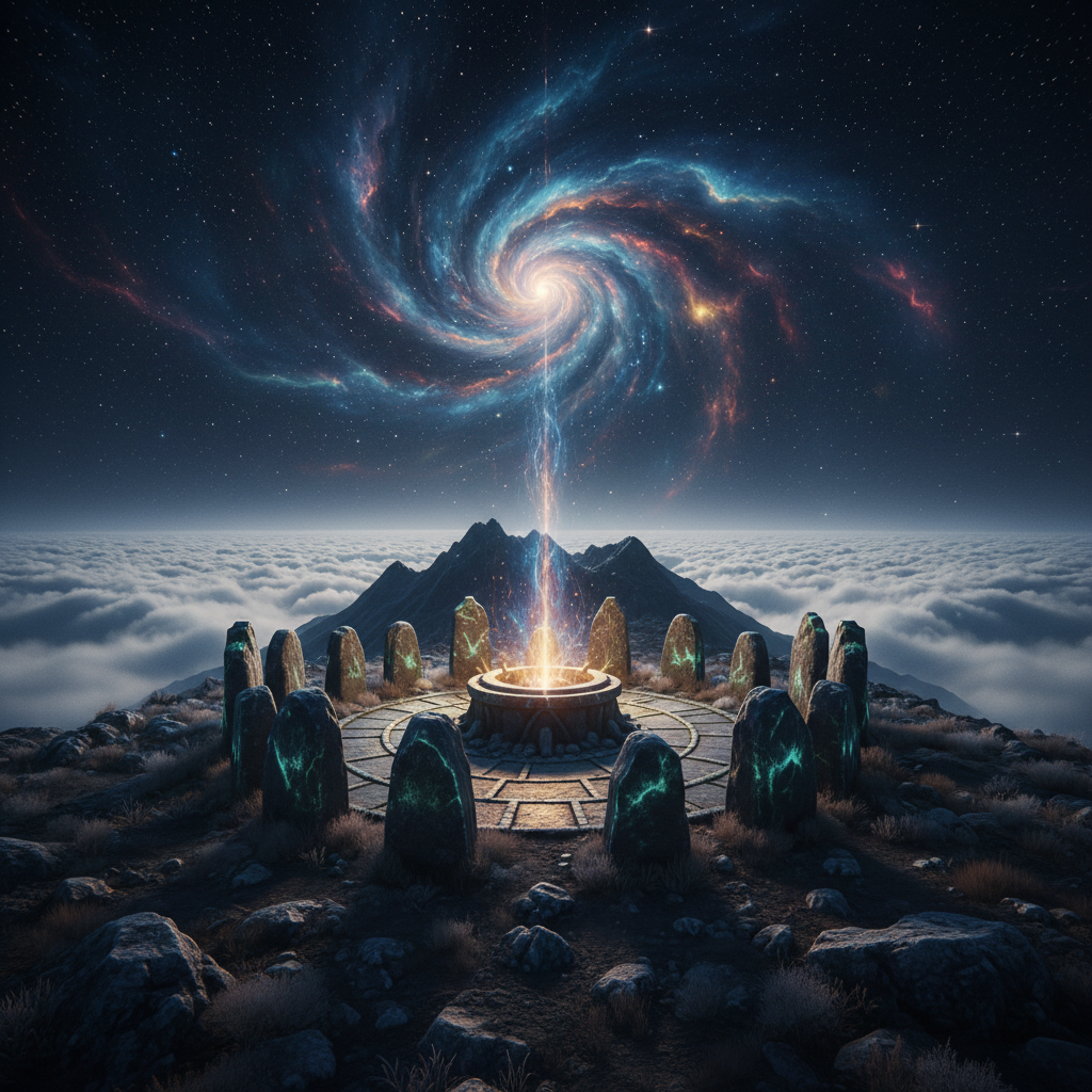 Capa de Ritual Estelar - Selo Celeste