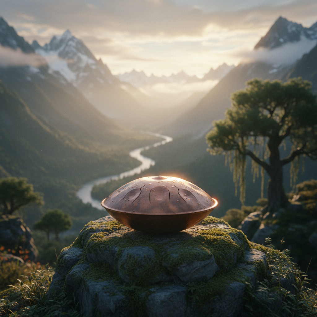Capa de Hang Drum - Travessia Profunda