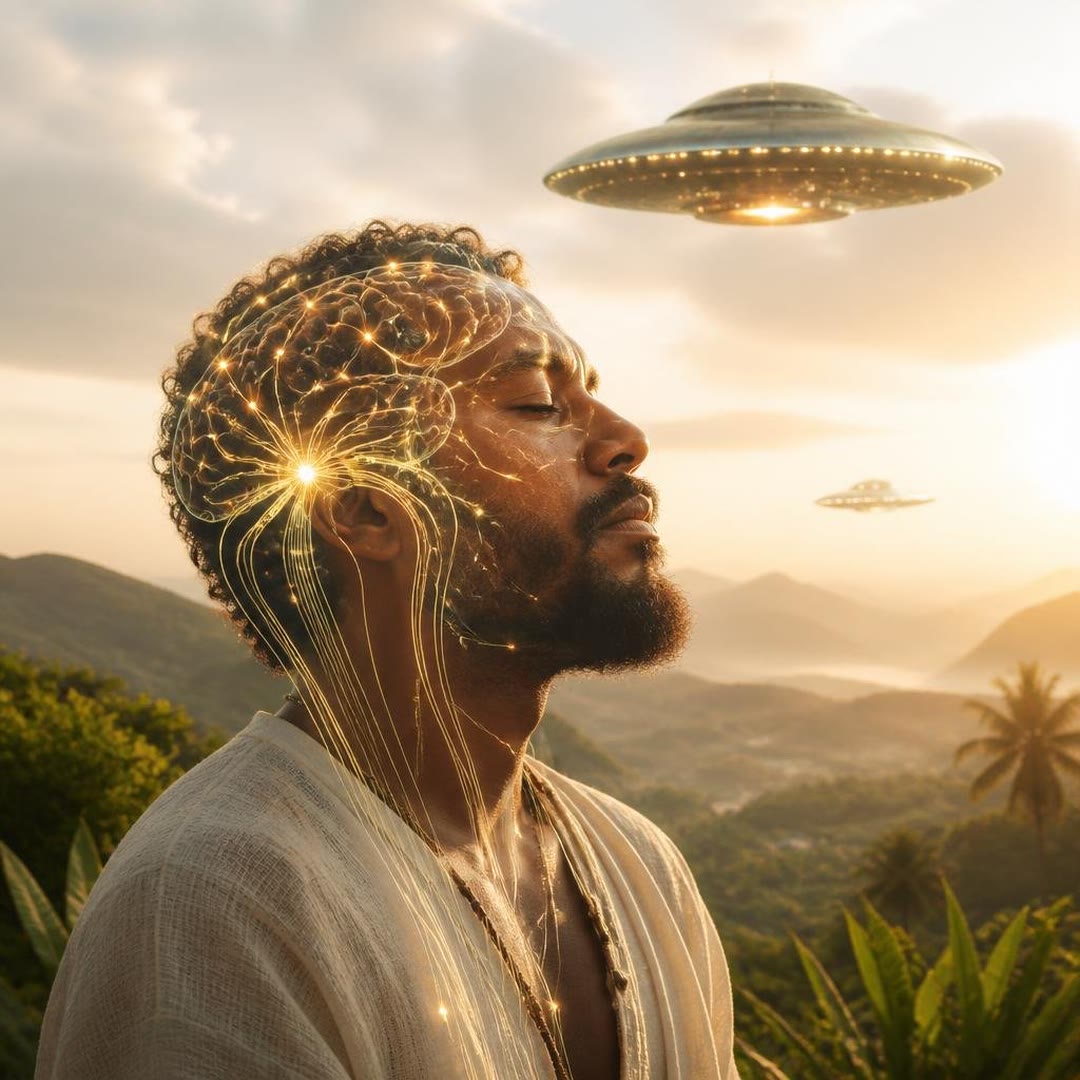 Capa de Extraterrestres e a Mente Humana - Alquimia Estelar da Consciência