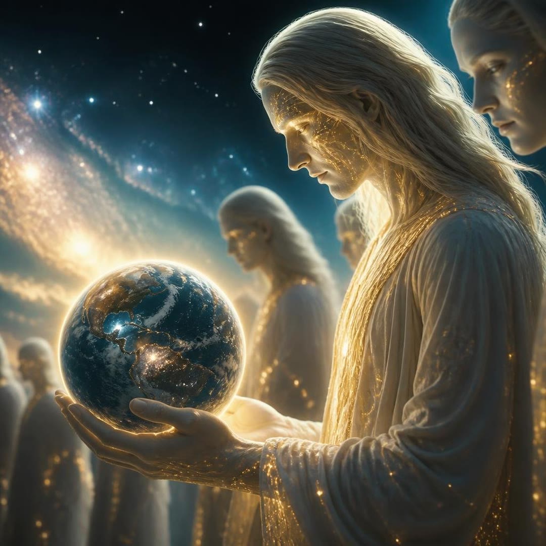 Capa de Despertar da Consciência Estelar - Eterno Fluxo da Alma
