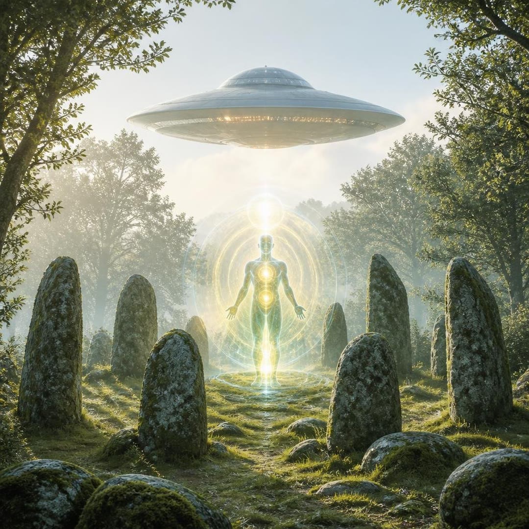 Capa de Extraterrestres e o Corpo Energético Humano - Sintonia Silenciosa da Alma
