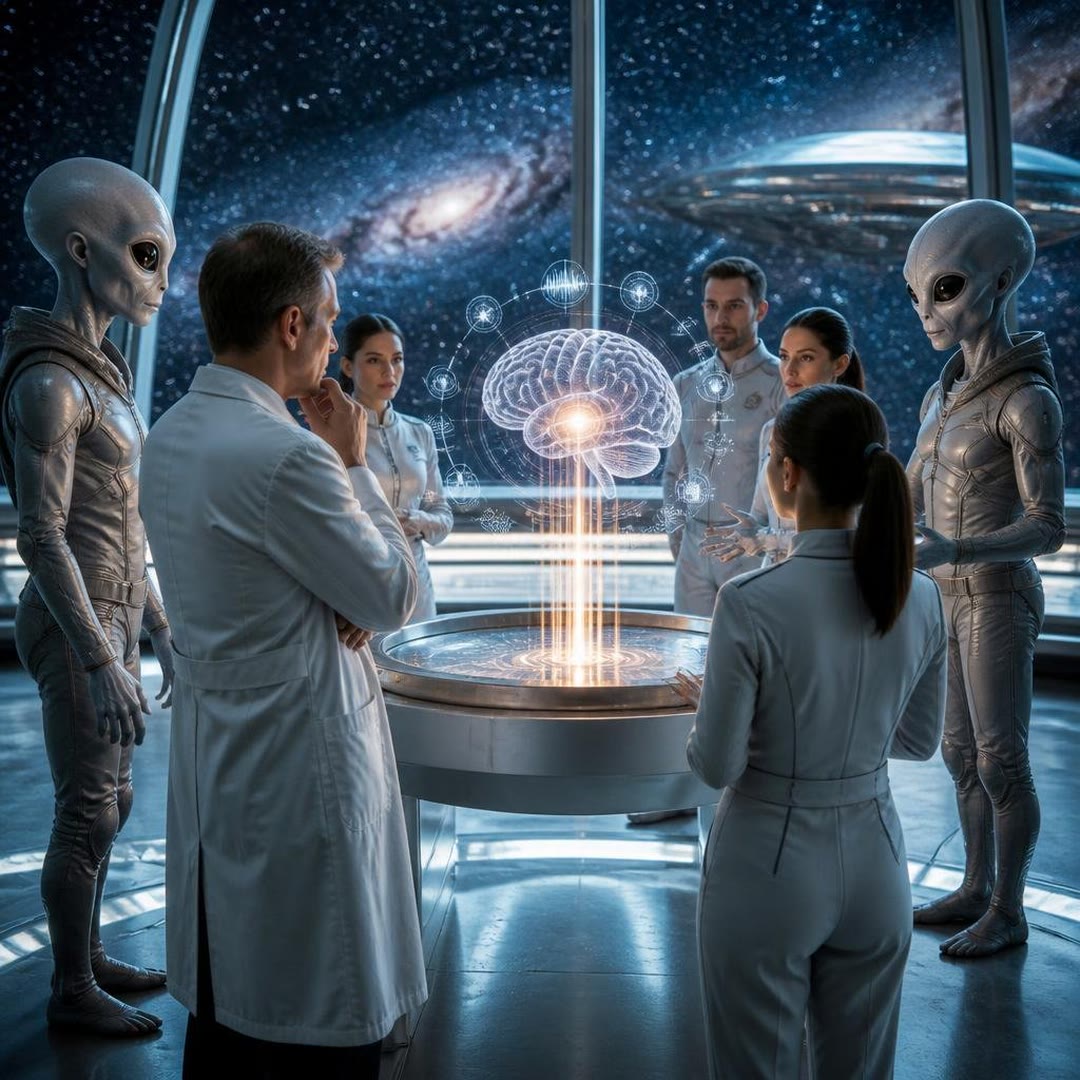 Capa de Extraterrestres e a Humanidade - Laboratório de Escolhas e Consciência