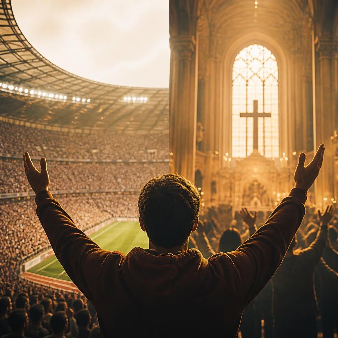 Capa de O Estádio e o Altar - Duas Multidões, a Mesma Sede
