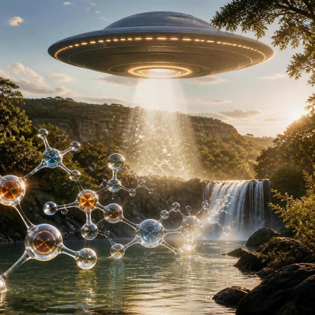 Capa de Extraterrestres e a Química do Corpo Humano - Aliança Silenciosa da Evolução