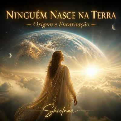 Capa do álbum Ninguém Nasce na Terra — Origem e Encarnação