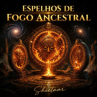 Capa do álbum Espelhos de Fogo Ancestral