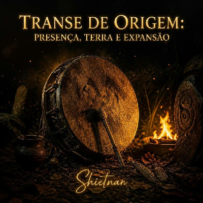 Capa do álbum Transe de Origem: Presença, Terra e Expansão