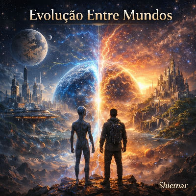 Capa do álbum Evolução Entre Mundos 