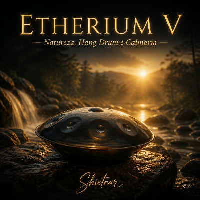Capa do álbum Etherium V - Natureza, Hang Drum e Calmaria
