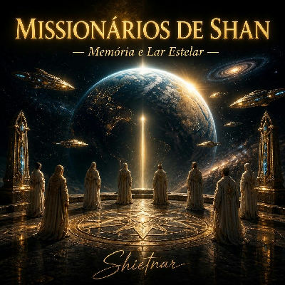 Capa do álbum Missionários de Shan — Memória e Lar Estelar