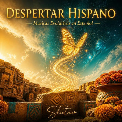 Capa do álbum Despertar Hispano - Musicas Evolutivas en Español