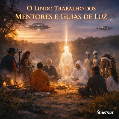 Capa do álbum O Lindo Trabalho dos Mentores e Guias de Luz