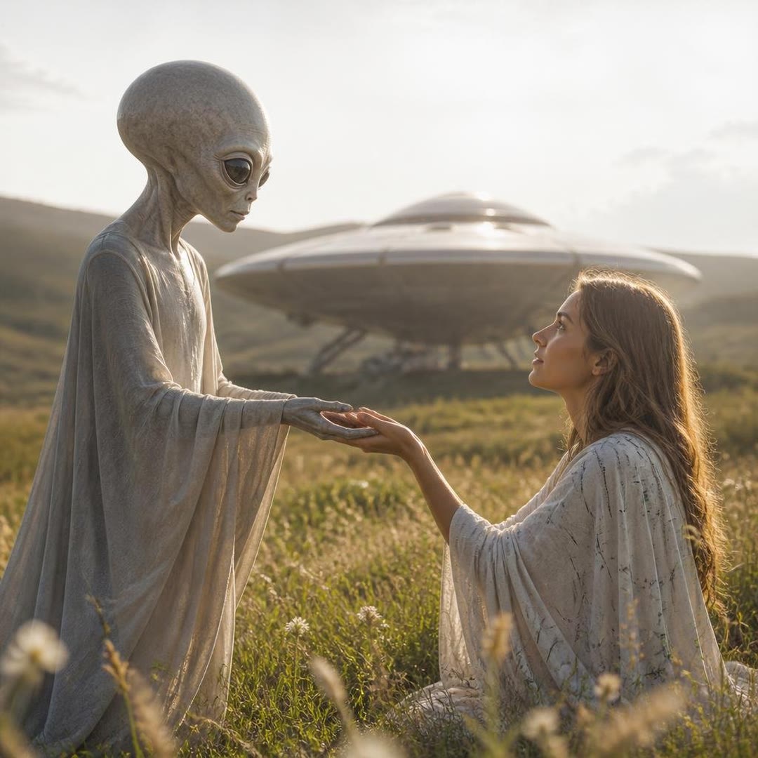 Capa de Extraterrestres e o Contato - Acolhendo o Acordo Álmico