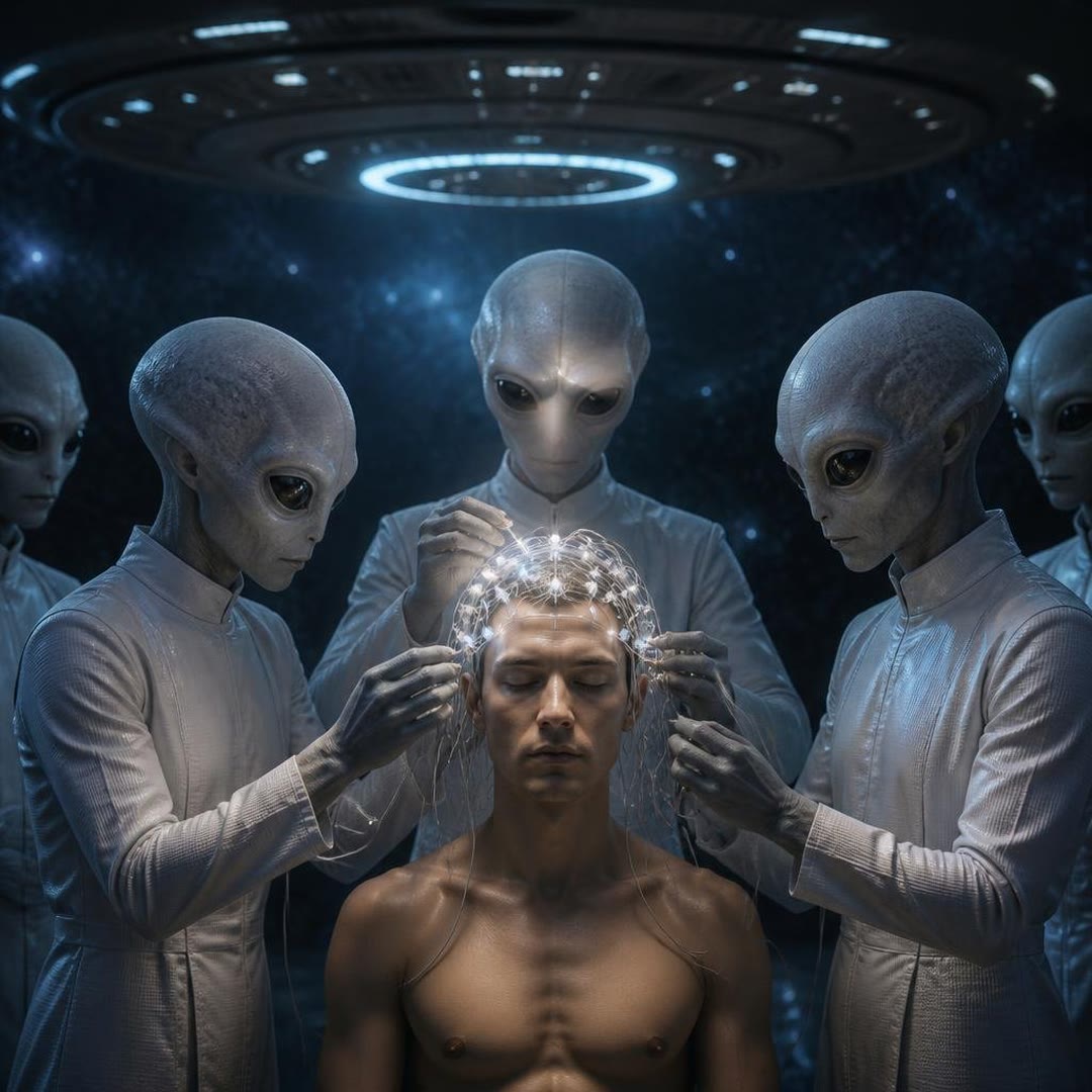 Capa de Extraterrestres e os Greys - Engenharia Genética e Compatibilidade Consciencial