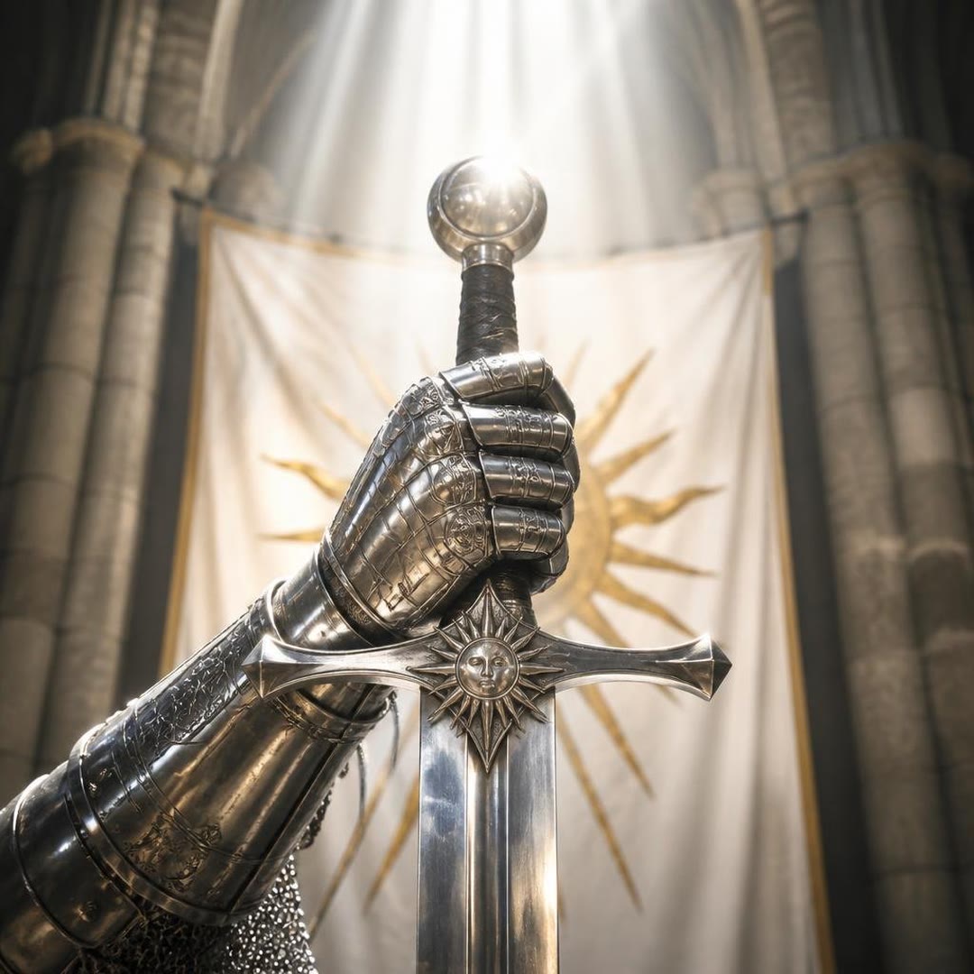 Capa de Nascimento da Ordem da Luz Medieval - Alvorada da Consciência Cósmica