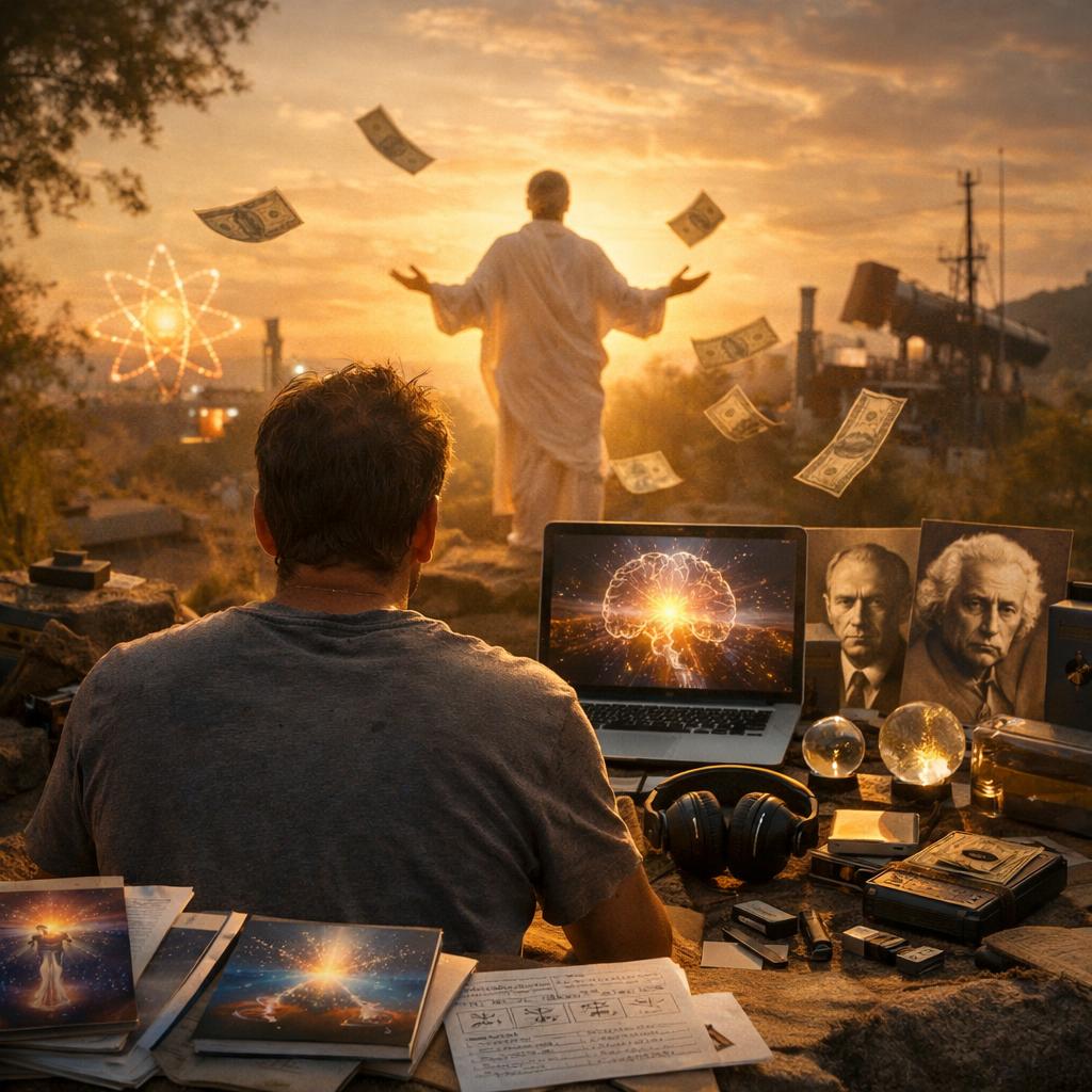 Capa de A Mente de Deus Está em Promoção - Física Quântica em Promoção